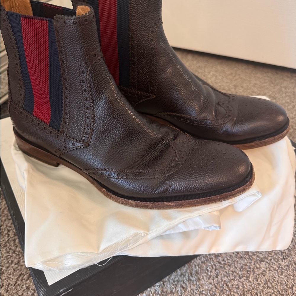 Men's Brown Leather Chelsea Boots